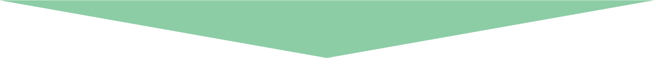 A large, solid light green downward-pointing triangle is centered on a white background. A large, solid light green downward-pointing triangle is centered on a white background.